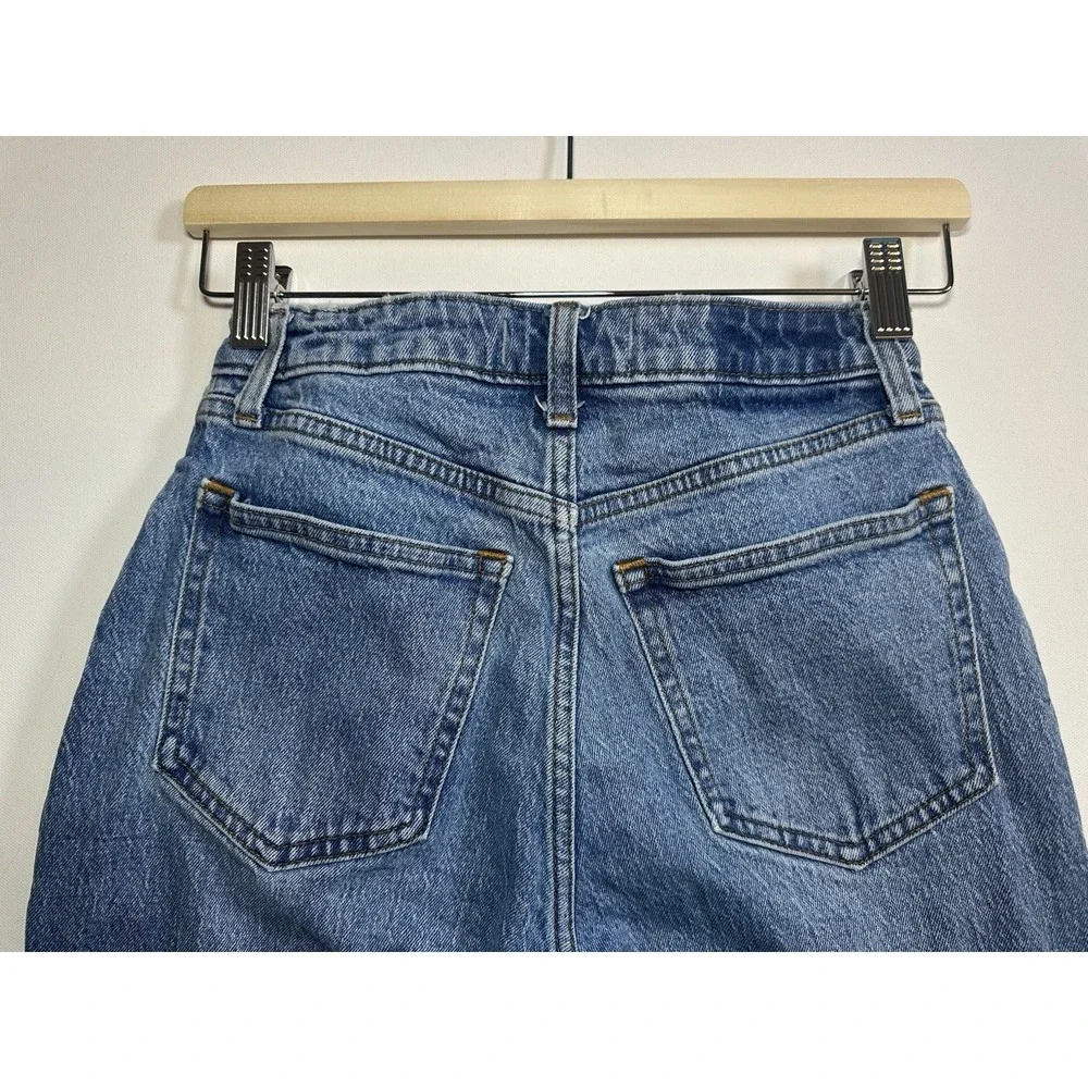 Abercrombie & Fitch Jeans Women 25/0 R Curve Love‎ 90s Relaxed Raw Hem High Rise